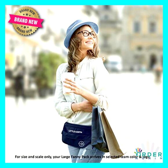 Vibrant Team Color Fanny Pack Adjustable Waist Belt Retro Y2K Sporty main image 5
